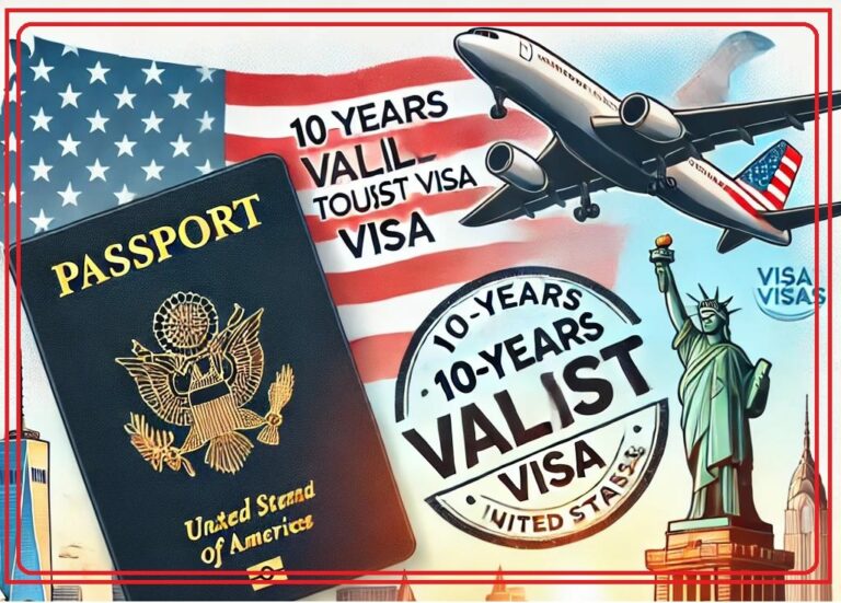 سافر الى أمريكا واحصل على: تأشيرة سياحية صالحة لمدة 10 سنوات