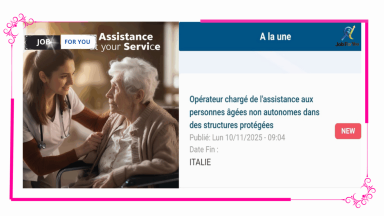  ايطاليا: انتداب Auxiliaire de vie sociale - sur aneti international
